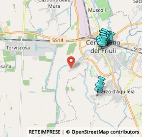 Mappa Borgo Fornasir, 33052 Cervignano del Friuli UD, Italia (2.03091)