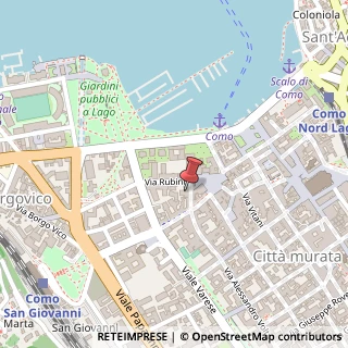 Mappa Via Molino Bratti, 11, 22100 Como, Como (Lombardia)