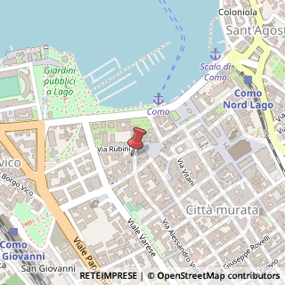Mappa Piazza Alessandro Volta, 33, 22100 Como, Como (Lombardia)
