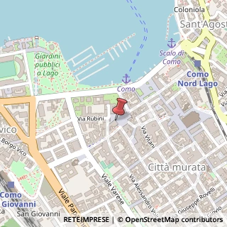 Mappa Piazza Alessandro Volta, 27, 22100 Como, Como (Lombardia)
