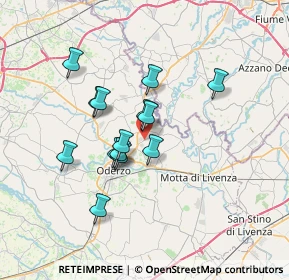 Mappa Via Conche, 31040 Mansuè TV, Italia (5.49571)
