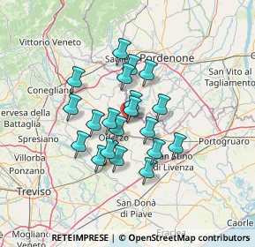 Mappa Via Conche, 31040 Mansuè TV, Italia (10.1095)