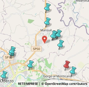 Mappa Via Conche, 31040 Mansuè TV, Italia (2.64643)