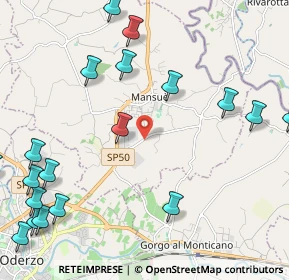 Mappa Via Conche, 31040 Mansuè TV, Italia (2.94263)