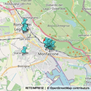 Mappa Via Brigata Messina, 34074 Monfalcone GO, Italia (1.34636)