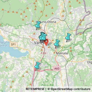 Mappa Via Cadore, 21100 Varese VA, Italia (2.08182)