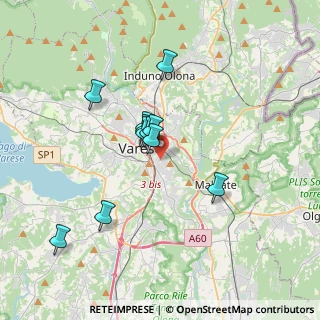 Mappa Via Cadore, 21100 Varese VA, Italia (2.86455)
