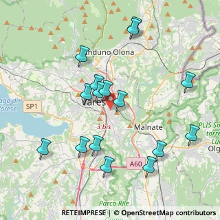 Mappa Via Cadore, 21100 Varese VA, Italia (4.13438)