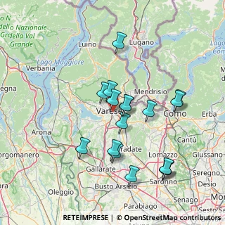 Mappa Via Cadore, 21100 Varese VA, Italia (13.90882)