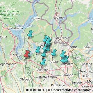 Mappa Via Cadore, 21100 Varese VA, Italia (10.08125)