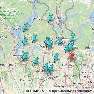 Mappa Via Cadore, 21100 Varese VA, Italia (14.5255)