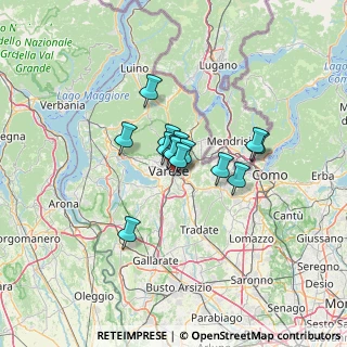 Mappa Via Cadore, 21100 Varese VA, Italia (7.66214)