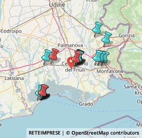 Mappa Via Caiu, 33052 Cervignano del Friuli UD, Italia (11.885)