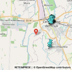Mappa Via Caiu, 33052 Cervignano del Friuli UD, Italia (1.9375)