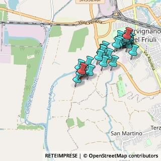 Mappa Via Caiu, 33052 Cervignano del Friuli UD, Italia (0.88148)