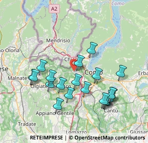 Mappa 22020 Cavallasca CO, Italia (7.496)