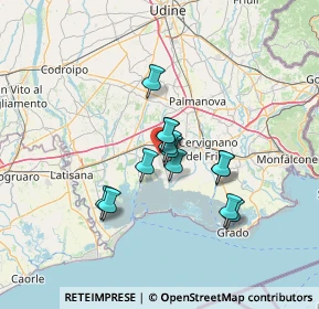 Mappa Via Lignano, 33058 San Giorgio di Nogaro UD, Italia (9.78615)