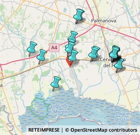 Mappa Via Lignano, 33058 San Giorgio di Nogaro UD, Italia (7.394)