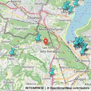 Mappa Via Bignami, 22020 San Fermo della Battaglia CO, Italia (3.215)