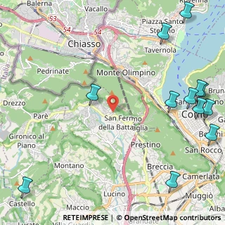 Mappa Via Bignami, 22020 San Fermo della Battaglia CO, Italia (3.22417)