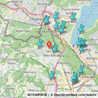 Mappa Via Bignami, 22020 San Fermo della Battaglia CO, Italia (2.49105)