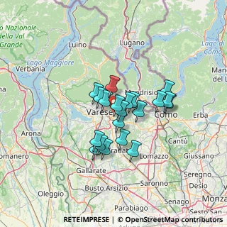 Mappa Si riceve su appuntamento, 21050 Cantello VA, Italia (9.425)
