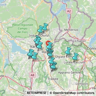 Mappa Si riceve su appuntamento, 21050 Cantello VA, Italia (5.84706)