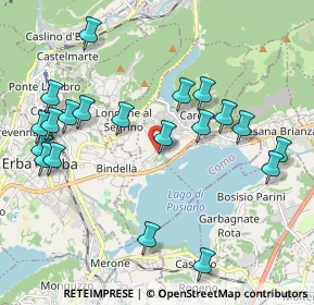 Mappa Via Alessandro Volta, 22030 Eupilio CO, Italia (2.223)