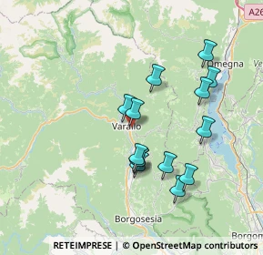 Mappa Viale Cesare Battisti, 13019 Varallo VC, Italia (6.59286)