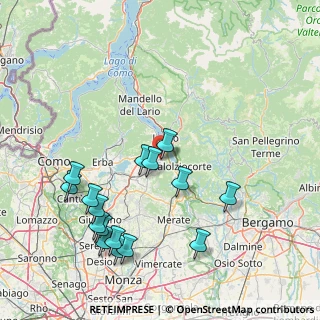 Mappa Localita' Valevo Superiore, 23851 Galbiate LC, Italia (17.77125)