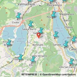 Mappa Localita' Valevo Superiore, 23851 Galbiate LC, Italia (3.19733)