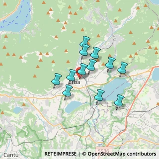 Mappa Piazza Prepositurale, 22036 Erba CO, Italia (2.61333)