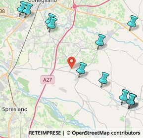 Mappa Via Distrettuale, 31028 Vazzola TV, Italia (5.84417)