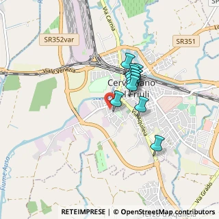 Mappa Via della Ciura, 33052 Cervignano del Friuli UD, Italia (0.59364)