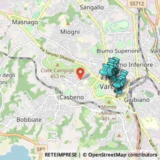 Mappa Viale XXV Aprile, 21100 Varese VA, Italia (0.85895)