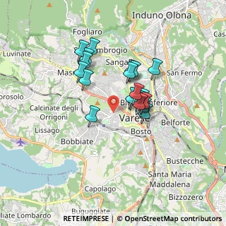 Mappa Viale XXV Aprile, 21100 Varese VA, Italia (1.314)