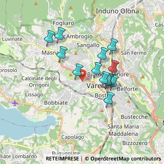 Mappa Viale XXV Aprile, 21100 Varese VA, Italia (1.49308)