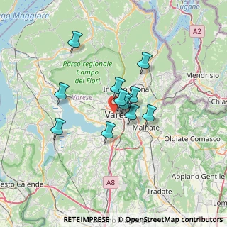 Mappa Viale XXV Aprile, 21100 Varese VA, Italia (4.72083)