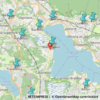 Mappa Via Dino Baranzelli, 21024 Biandronno VA, Italia (3.33091)