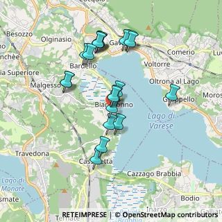 Mappa Via Dino Baranzelli, 21024 Biandronno VA, Italia (1.6695)