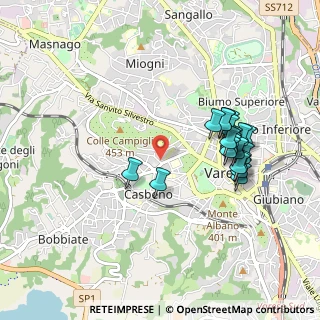 Mappa Via Pasubio, 21100 Varese VA, Italia (0.8995)