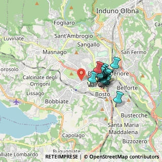 Mappa Via Pasubio, 21100 Varese VA, Italia (1.10556)