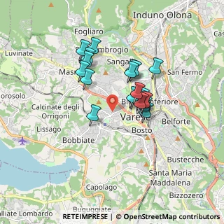 Mappa Via Pasubio, 21100 Varese VA, Italia (1.34)