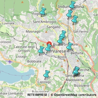 Mappa Via Pasubio, 21100 Varese VA, Italia (2.34462)
