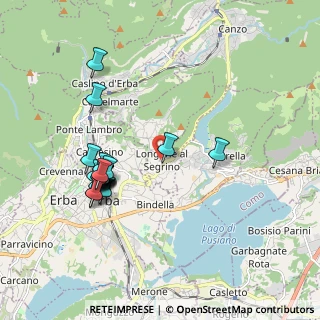 Mappa Via Como, 22030 Longone Al Segrino CO, Italia (1.89158)