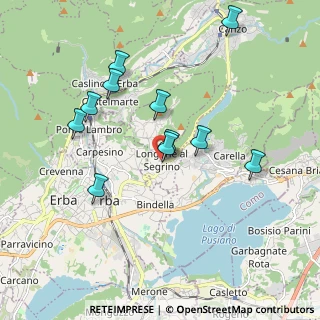 Mappa Via Como, 22030 Longone Al Segrino CO, Italia (1.78273)
