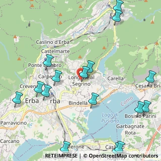 Mappa Via Como, 22030 Longone Al Segrino CO, Italia (2.83563)