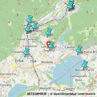 Mappa Via Como, 22030 Longone Al Segrino CO, Italia (2.62923)