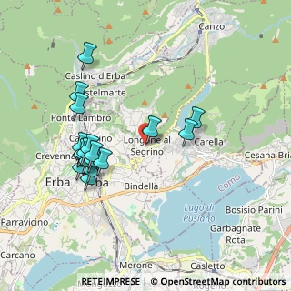 Mappa Via Como, 22030 Longone Al Segrino CO, Italia (1.88222)