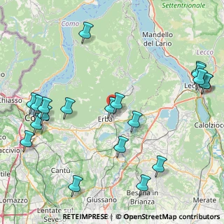 Mappa Via IV Novembre, 22036 Erba CO, Italia (10.6545)